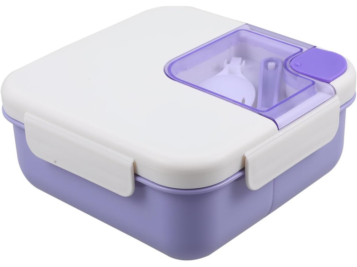 Lancheira Bestoyard Resistente E Fácil De Transportar, Lancheira Bento Portátil Para Escritório Com Compartimentos