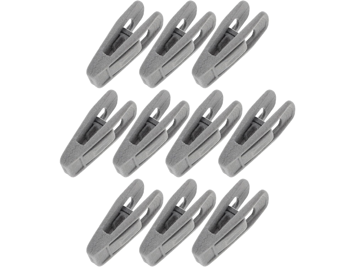 Toyandona Conjunto De 30 Alfinetes Veludo Preto Com Superfície Antiderrapante, Multiuso Para Saias E Calças