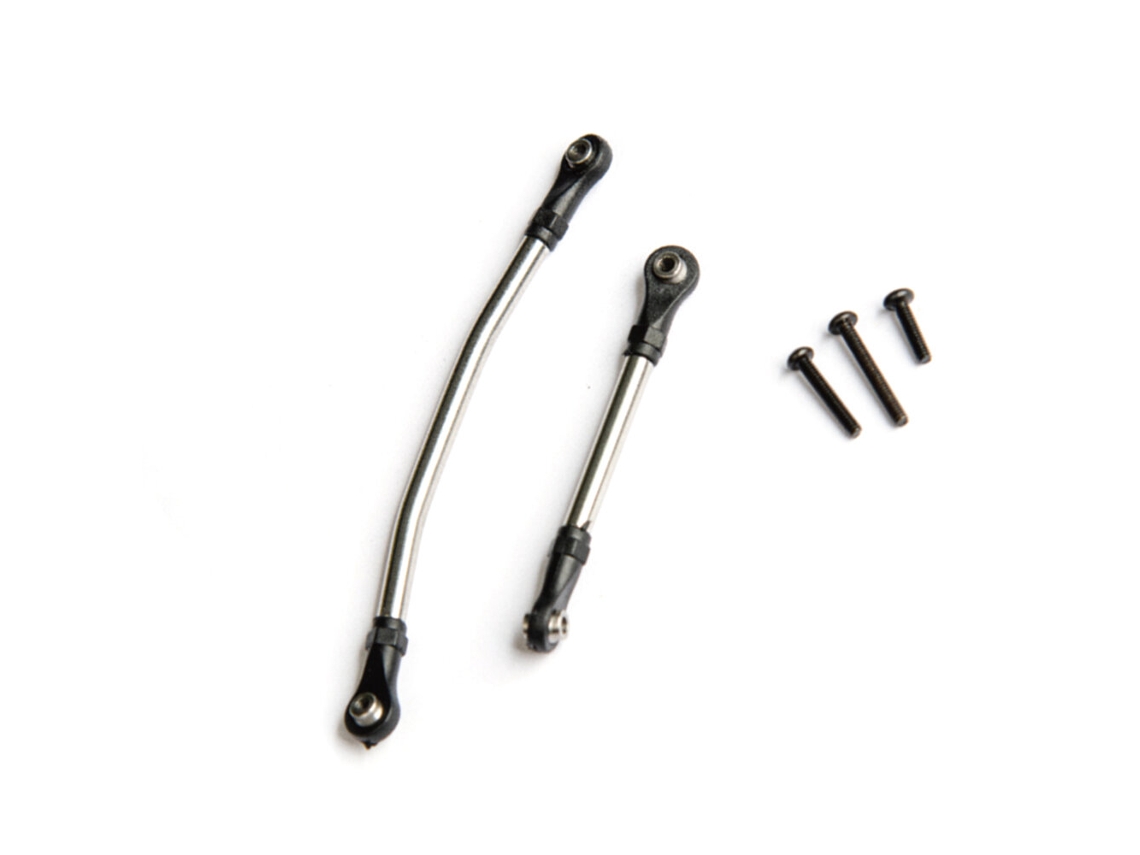 Preto 2pcs Udirc Ucx2405 Ucx2405 Pro 1/24 Rc Car Peças de Atualização Servo de Metal Barra de Ligação da Direção Ucx24 p069a MDUG