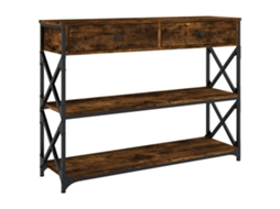 Console Table, Console Tables Vidaxl Marrom Madeira Processada (n/a)