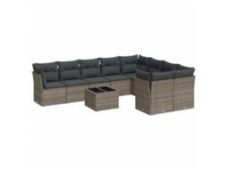 Garden Sofa Set, Garden Sofa Sets Vidaxl Cinzeto Rattan / Vime (n/a)