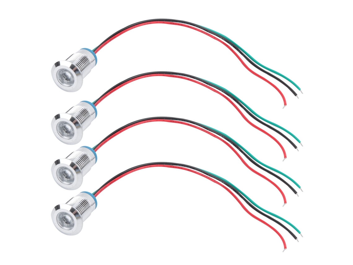 Luzes Led Redondas Pré filadas Impermeáveis Bicolor