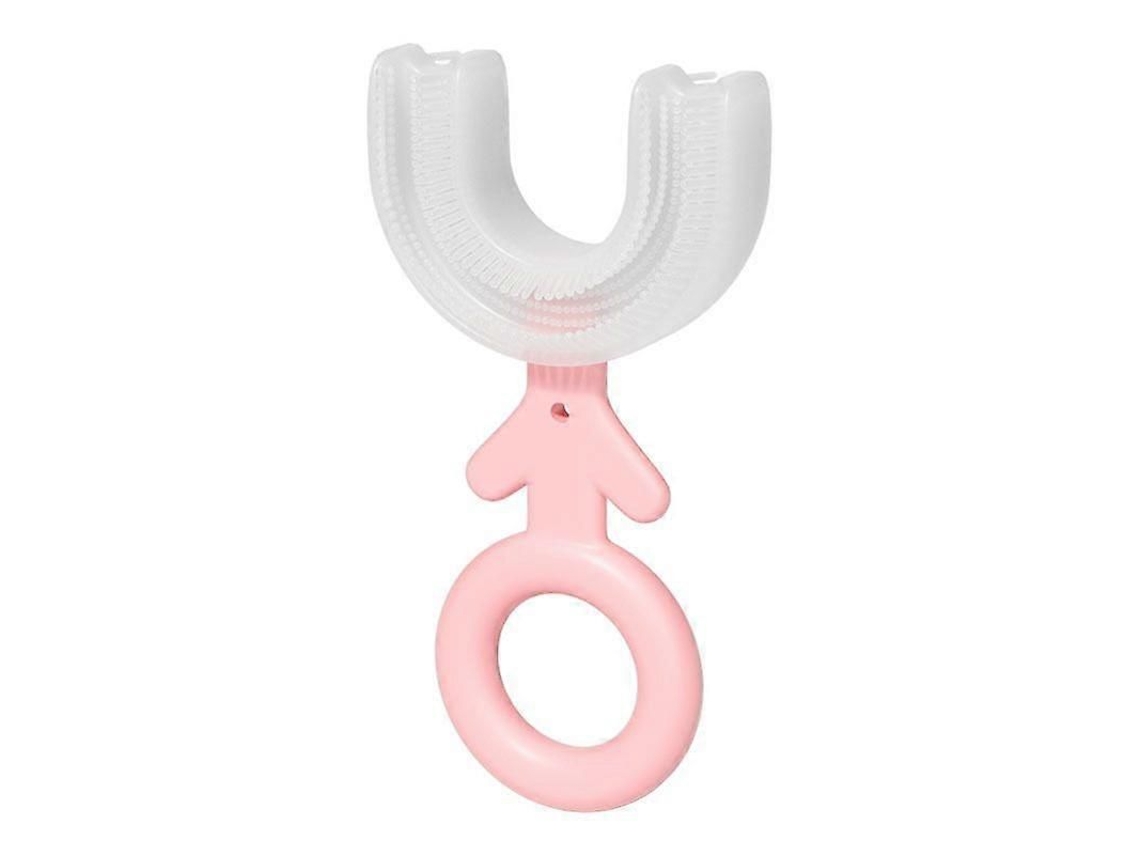 Escova de Dentes Infantil em Formato U, Limpador Silicone, Limpeza 360° para Crianças. GOKOCO