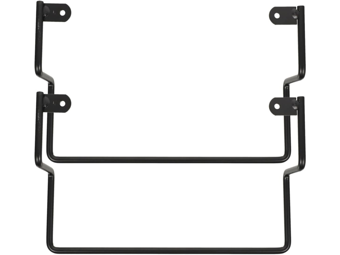 Clips Antiderrapantes Mikikit, 2 Peças, Fácil Instalação, Evitam Que O Colchão Se Mova, Batentes De Colchão Ferro Preto