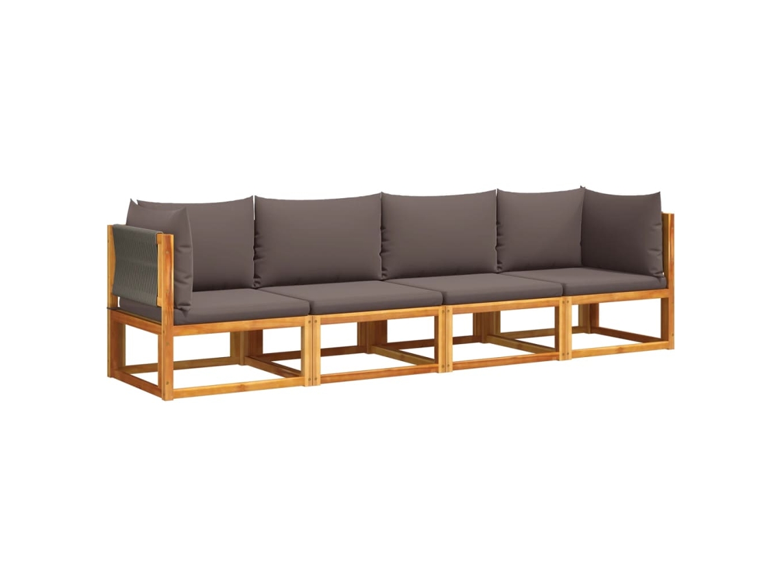 Garden Sofa Set, Garden Sofa Sets Vidaxl Marrom Madeira De Acácia (n/a)