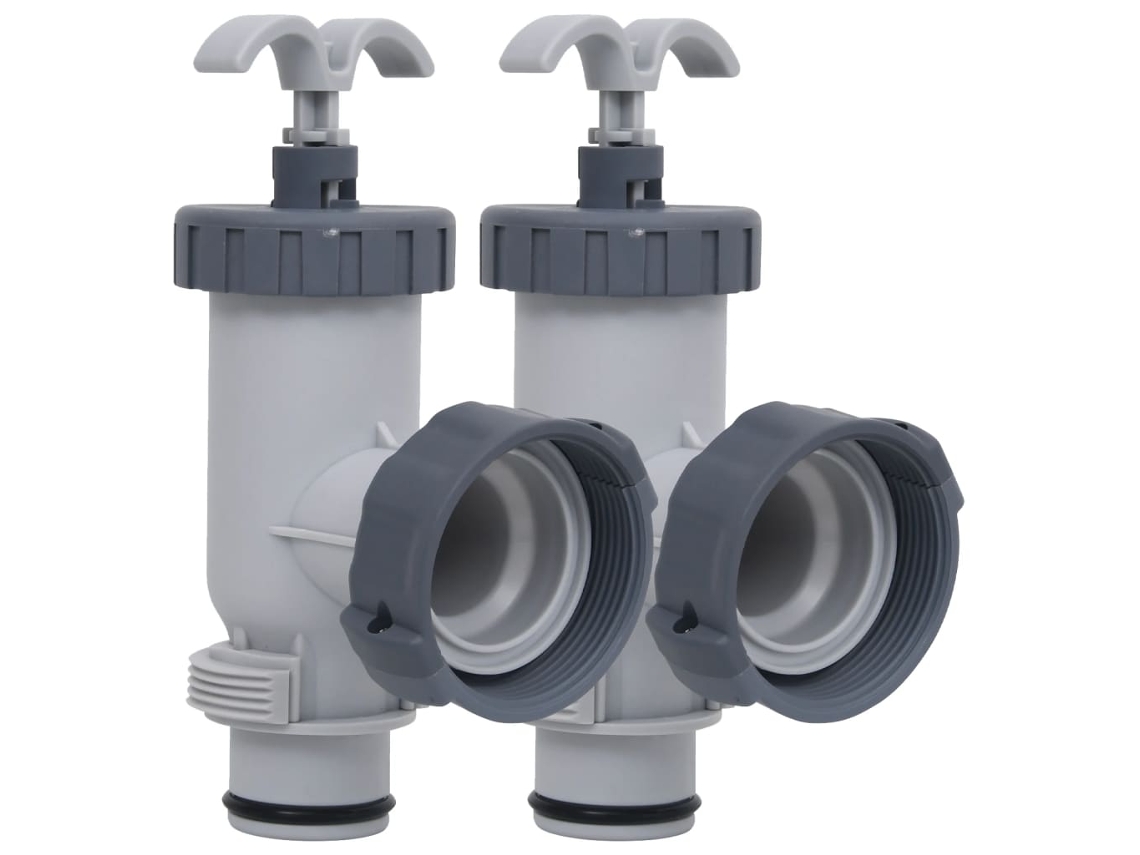 Vidaxl Válvulas De Regulação Para Piscina 2 Pcs