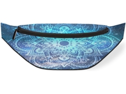 Pochete Galaxy Mandala Flower para Homens Estampas Impermeável de Alta Qualidade Que Não Des Ajustáveis