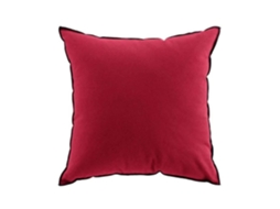 Almofada Decorativa Mistraline 50X50Cm Bordeaux Paris Vermelho Preço DOUCEUR D'INTERIEUR