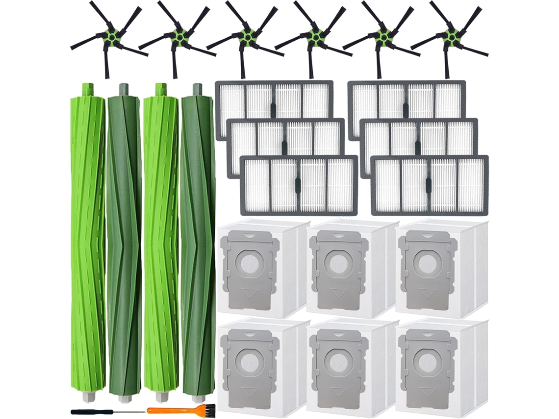 Kit De Substituição Para Irobot S9 (9150) S9+ E S9 Plus (9550) Acessórios Aspirador Robô (22 Peças) Cuich