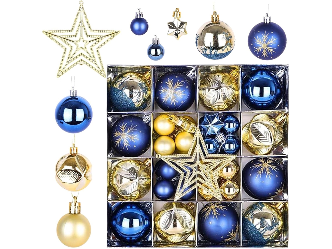 Enfeites De Natal, Bolas, Decorações Pintadas E Inquebráveis |