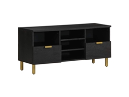 Vidaxl Móvel De Tv 100x33x46 Cm Derivados De Madeira Preto