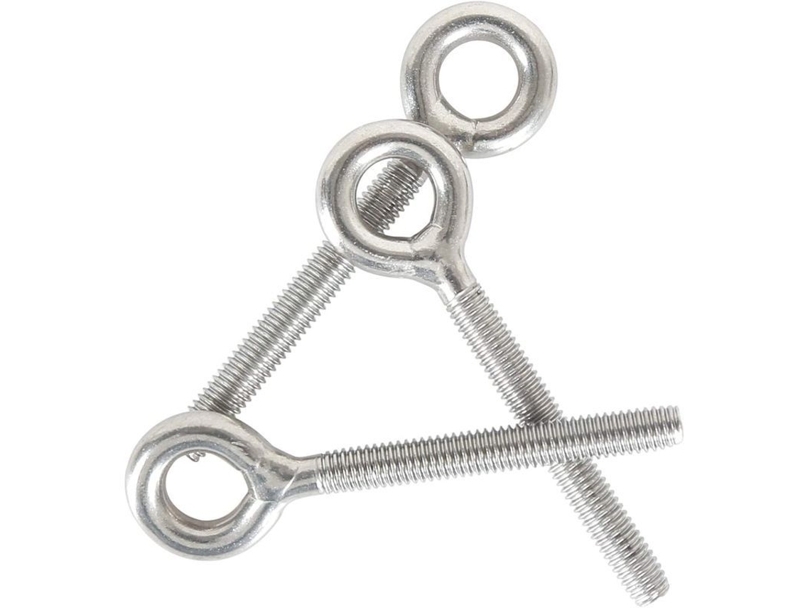Parafusos de porta de aço inoxidável, diâmetro 10cm x altura 4cm, com base de borracha anti risco