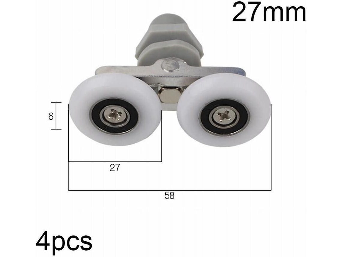 Rodízios Para Porta De Box (4 Peças)
