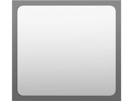 Espelho VIDAXL (Cinzento Brilhante - Alumínio - 40x1.5x37 cm)