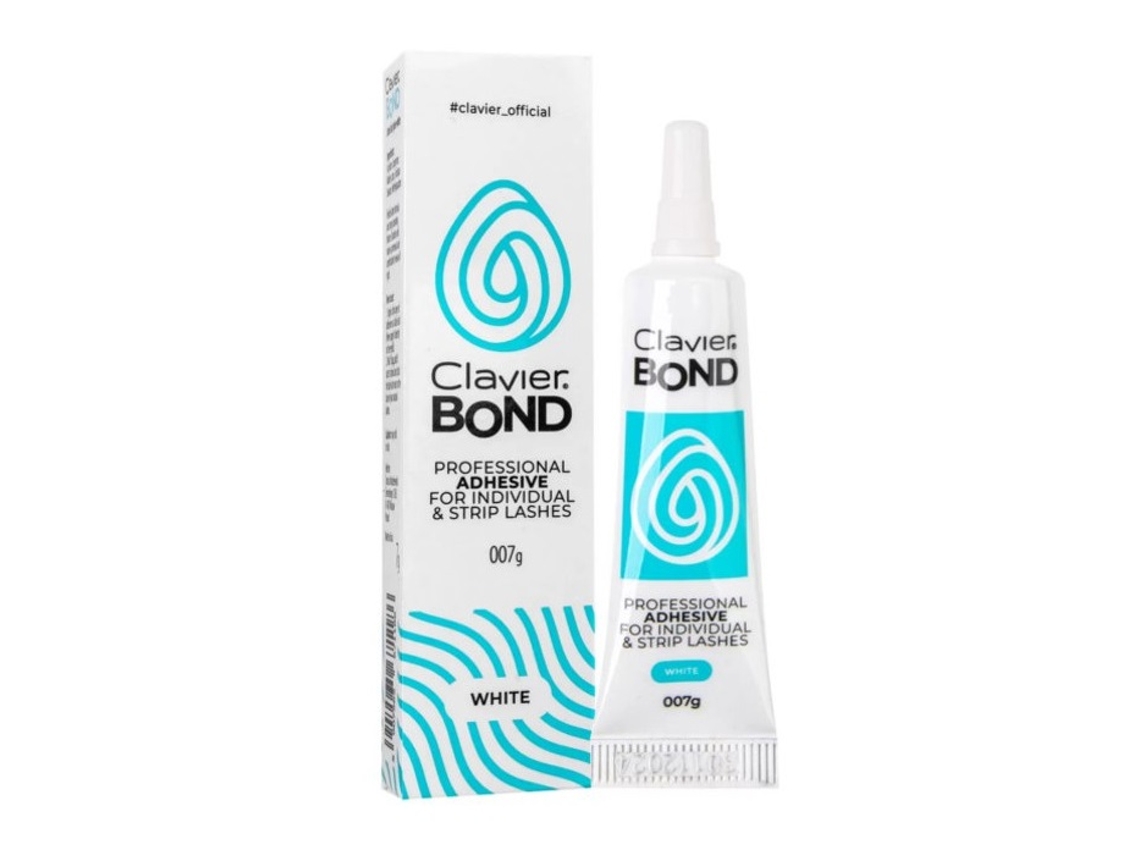 Bond Adhesive For Eyelashes, White, 0.07g Clavier