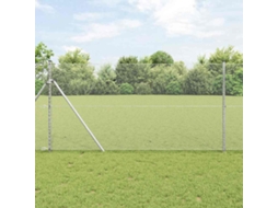 Vidaxl Cerca Hexagonal Prateado 1,4 X 10 M Aço Galvanizado