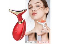 Massageador Facial De Radiofrequência Pulsada Para Redução De Rugas E Firmeza Da Pele (branco)*