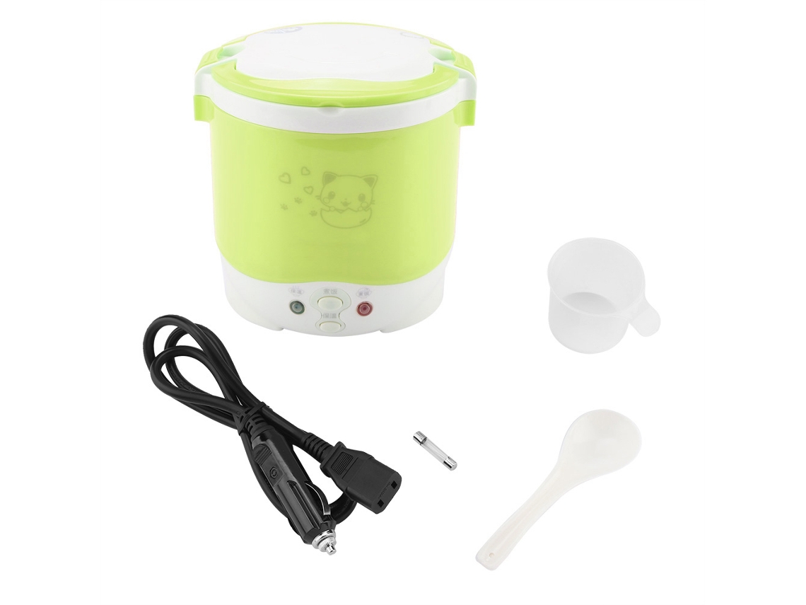 Arroz Elétrico Portátil 1L, 100W, 12V, com Vaporizador | S/MARCA