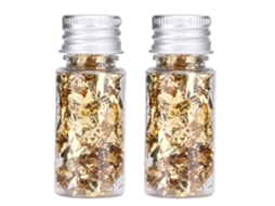 2 Folhas de Ouro Decorativo LAXISCREED para Decoração