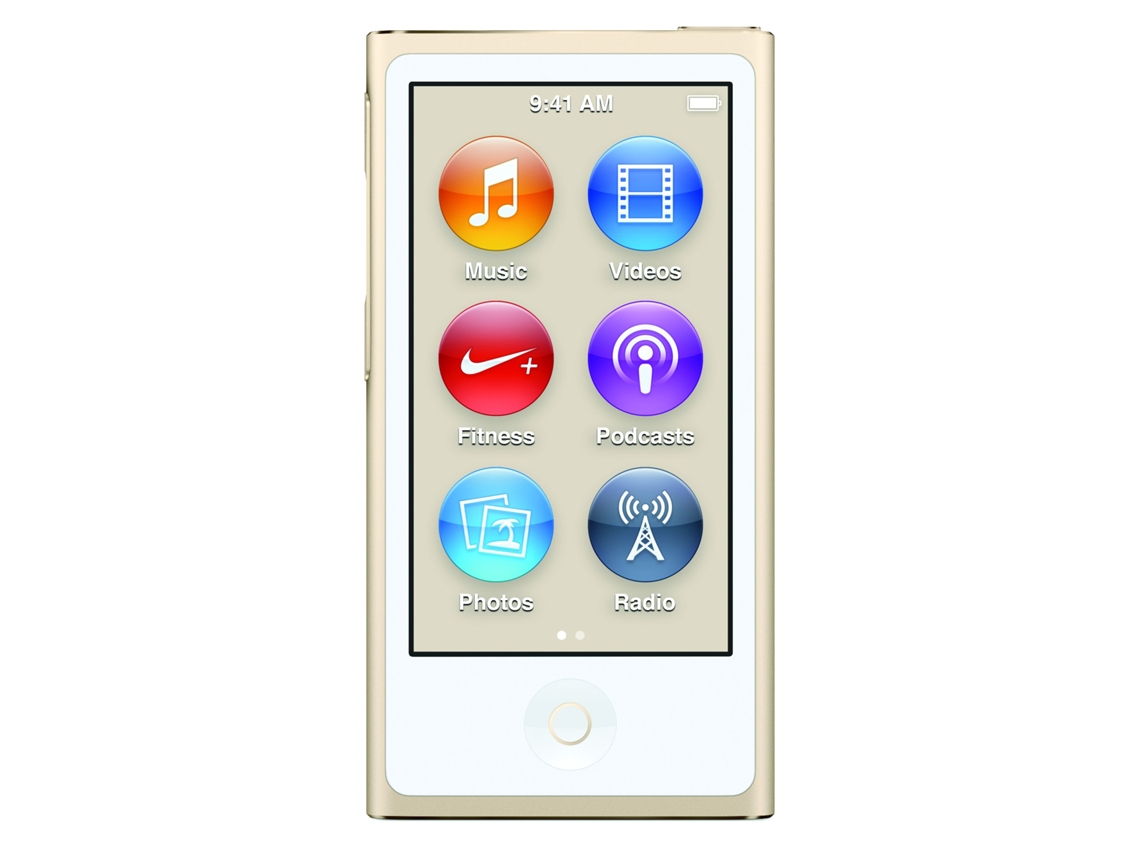 Leitor MP4 APPLE iPod Nano 16GB Gold