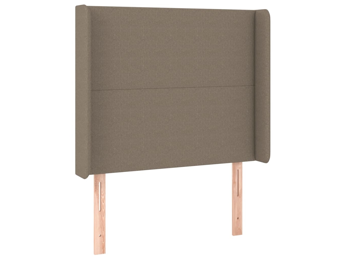 Headboard, Headboards Vidaxl Cinzento-acastanhado Tecido (93 X 16 X 118/128 Cm)