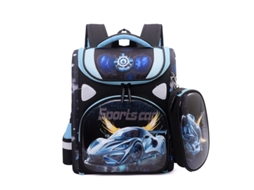 Conjunto De Mochila Estampada Com Desenho Animado, Dois Itens, Incluindo Estojo E Mochila Protetora De Coluna, Estilo 5