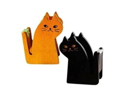 2 Unidades De Porta-fita Adesiva Com Formato De Gato, Fita Adesiva Para Embalagem, Dispensador De Fita Adesiva Para Cílios Postiços, Dispensador