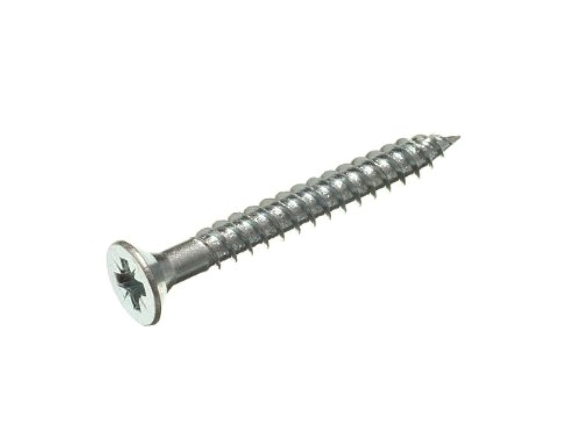 Pacote Com 1000 Parafusos Para Madeira De Aço Zincado Com Rosca Dupla, 20,3 X 3 Mm, Da One Stop Diy.