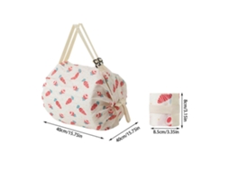 Sacolas de Compras Reutilizáveis, Dobráveis, para Armazenamento de Mantimentos, em Tecido Impermeável, Grandes, Resistentes e Duráveis. GOKOCO