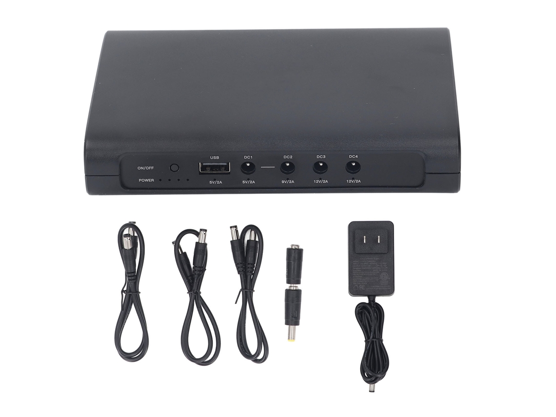 Mini Ups Bateria De Reserva 12000mah Para Roteador E Monitoramento Residencial Us Plug