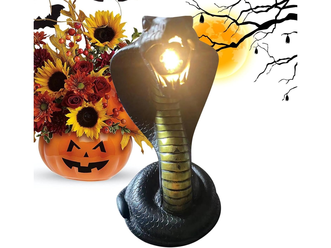 Luminárias Noturnas Assustadoras Em Formato De Cobra Decoração