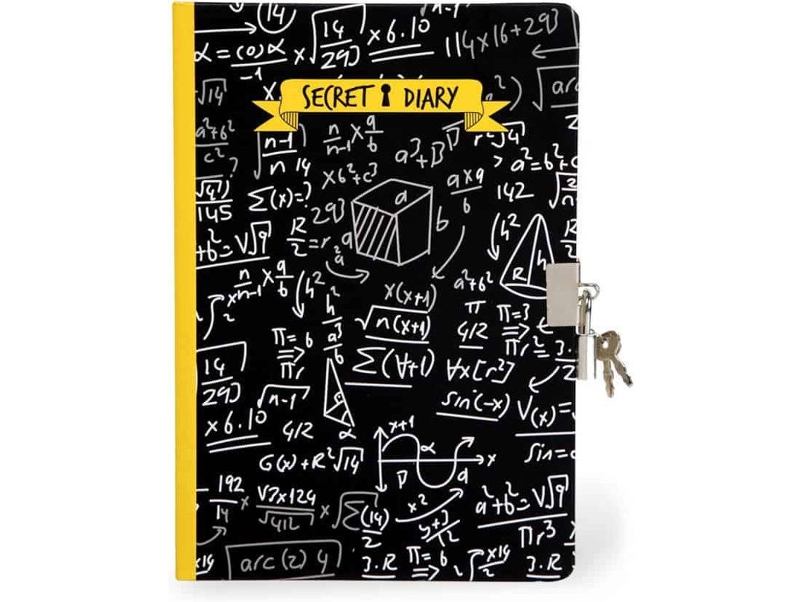 Diario I-TOTAL Math com Cadeado Xl1881