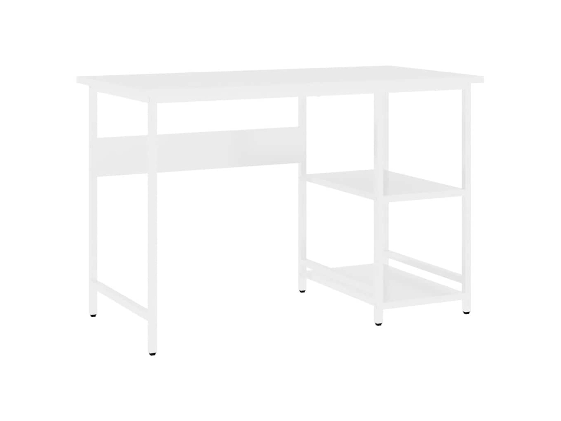 Computer Desk, Computer Desks Vidaxl Branco Mdf (n/a)