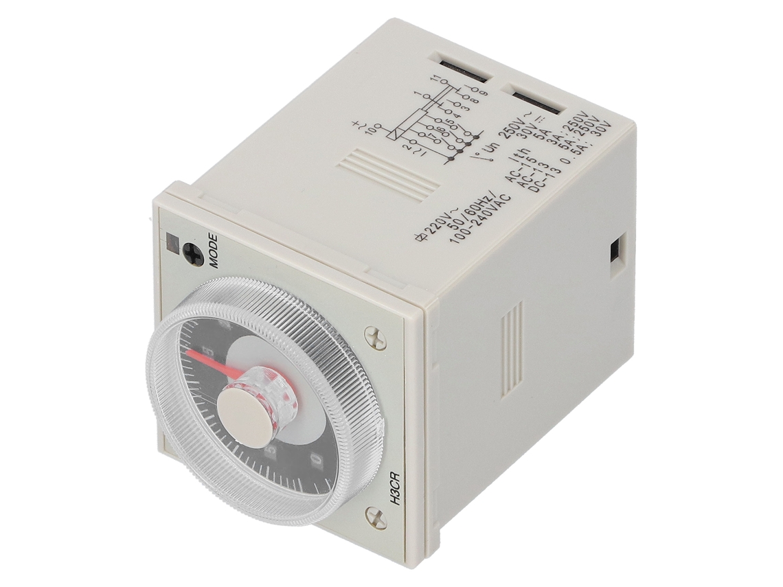 Hkj relé de Tiempo H3cr‑a Control por Perilla 11pin Temporizador de Retardo Ajustable Flexible