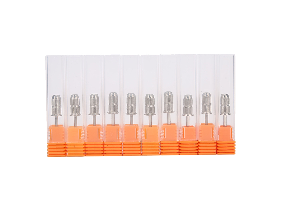 10 Peças Mandril De Banda De Lixa Para Unhas 2.35mm Acessório De Furadeira Elétrica Para Manicure Prata
