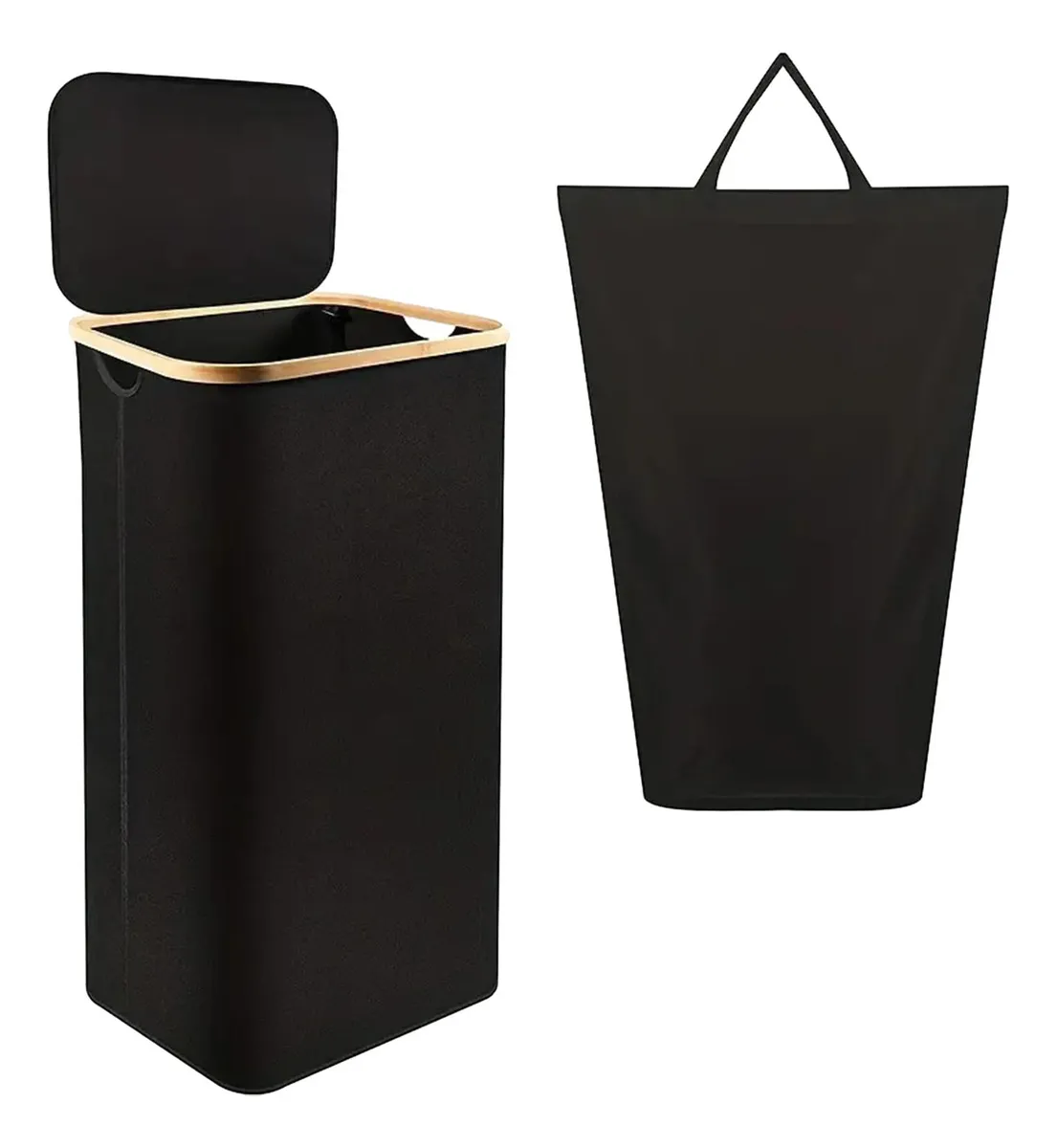 Cesto De Roupa Elegante Com Pretovayotoy