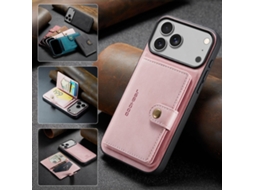 (para Iphone 17) Capa De Celular Fina E Exclusiva Com Suporte E Compartimento Para Cartão
