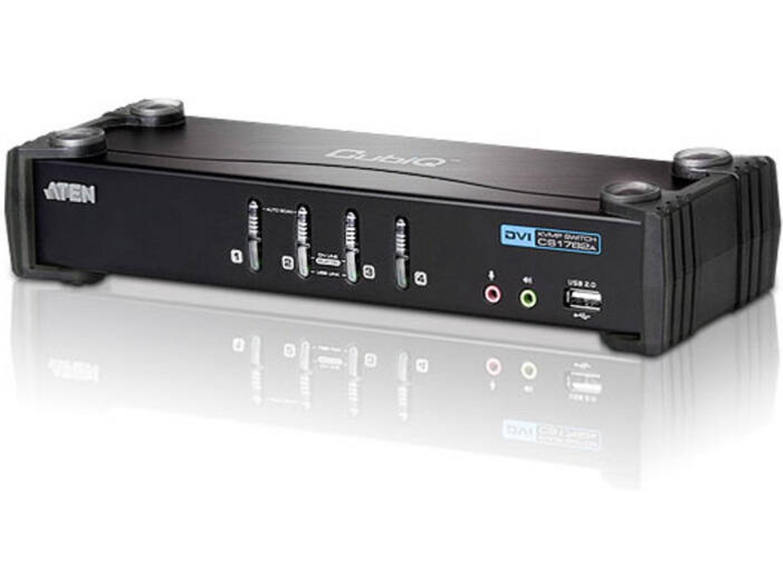 Chaveador KVM ATEN (KVM - KVM - Preto)