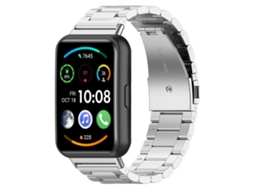 Bracelete prata para Huawei Watch Fit 2 em liga de titânio XIAOMOYU