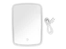 Espelho de Maquiagem Portátil Iluminado Led 3 Cores Recarregável 2400mah Touch Dimming | S/MARCA