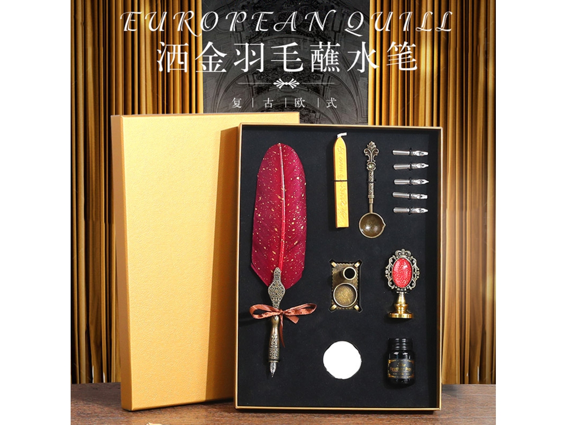 Caneta de Caligrafia Pluma de Ganso LAXISCREED