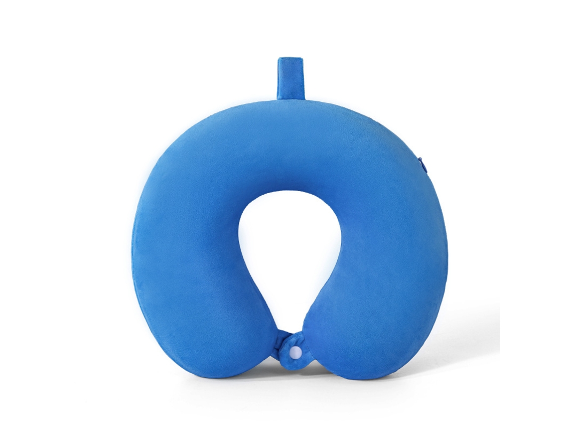 De Pescoço Portátil YUNZII em formato Redondo Azul Celeste 30x30x10cm