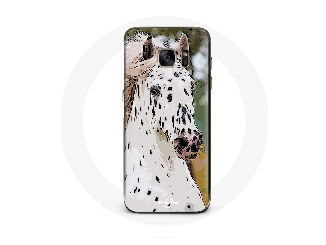 Capa para Samsung Galaxy S6 Appaloosa cavalo Branco