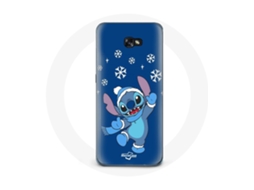 Capa para Samsung Galaxy A3 2017 Stitch Natal de neve azul