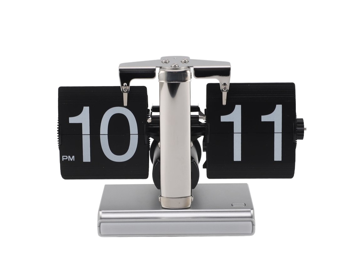 Relógio Flip Digital Retro Com Luz Led Para Decoração