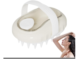 Escova De Shampoo Com Cabeça Esfoliante Para Lavar O Cabelo