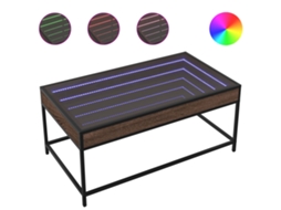 Conjunto 1 Mesa De Centro Vidaxl Marrom Derivados De Madeira (90 X 50 X 41 Cm)