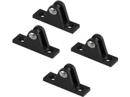 Charnières de Pont Bateau em Plastique e Nylon Noir, Montage Lateral, Robuste, Accessoires Yacht, SFUSHOS