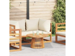 Vidaxl Mesa Lateral Castanho 70 X 70 X 40 Cm Madeira De Teca Sólida