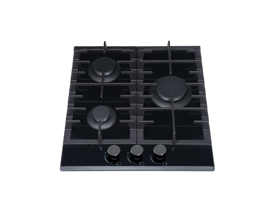 45 Gmh 16 Preto Encastrado 45 Cm Gás 3 Zona Mpm (s)